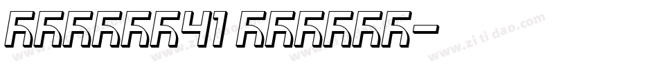 Oliray41 Normal字体转换